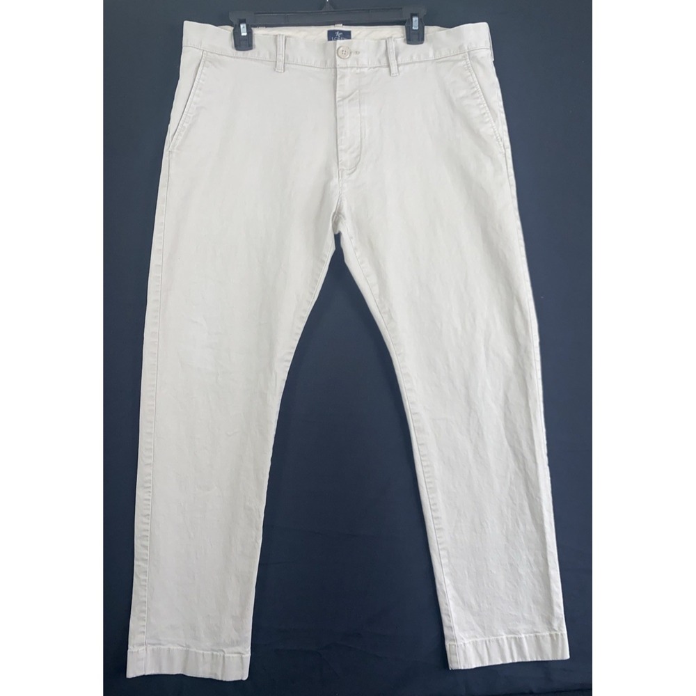 Stretch by J.Crew  Men's The Driggs Chino Beige Khaki Pants Chinos Size 36x30